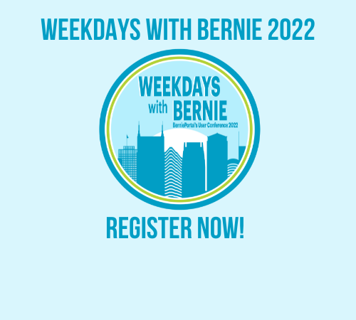 Register Now Weekdays With Bernie